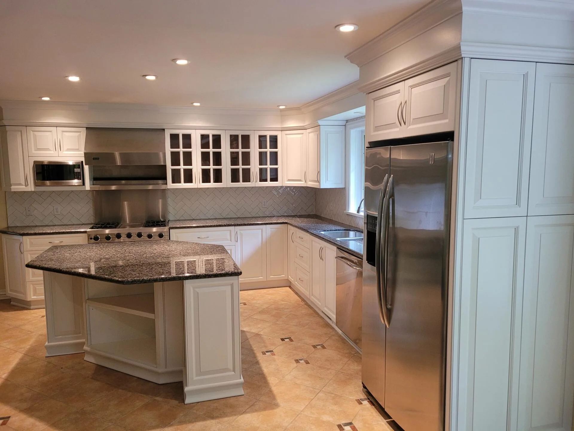 Ottawa kitchen cabinets after professional spray refinishing transformation
